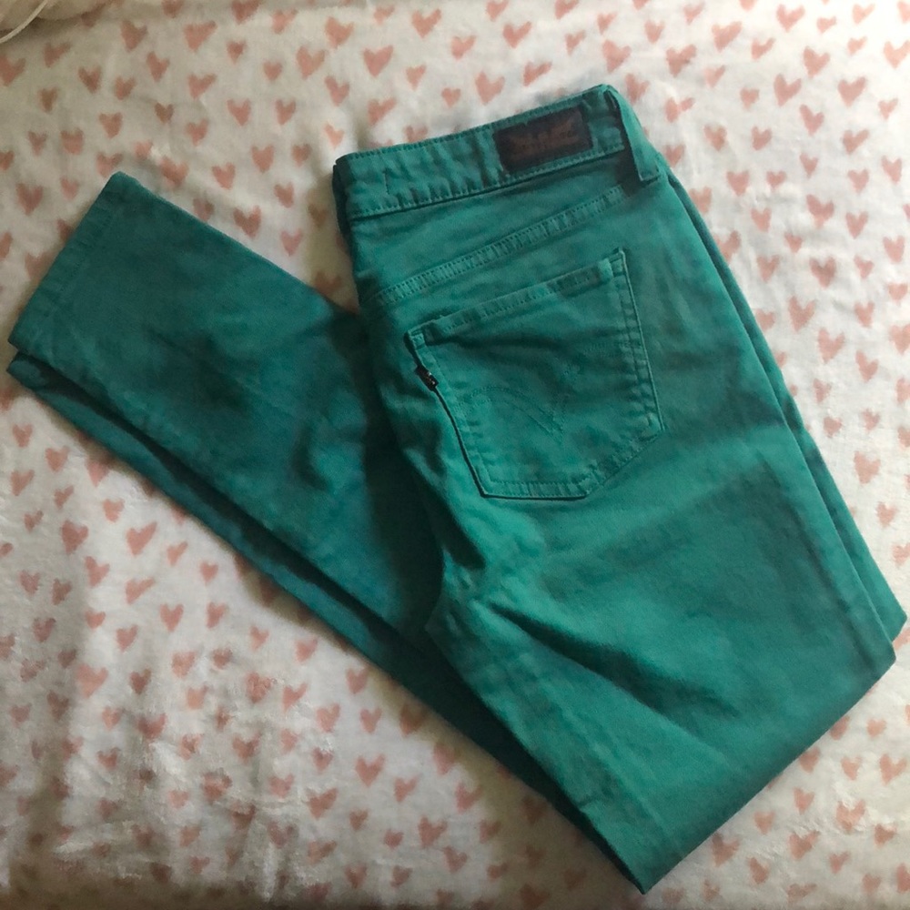 Levi’s green 535 legging jeggings size 11M